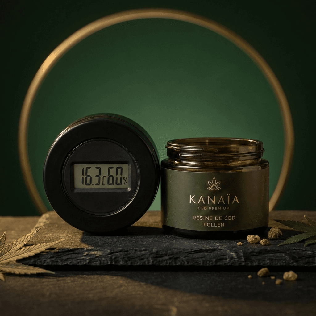 Pack Cave & Résine — Coffret — Cave de Maturation + Pollen 10 g KANAÏA