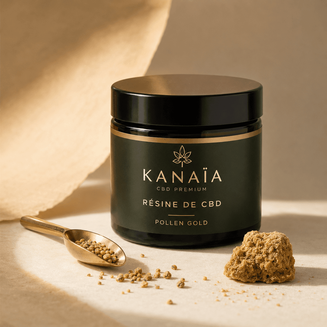 Pollen Gold — Résine de CBD KANAÏA