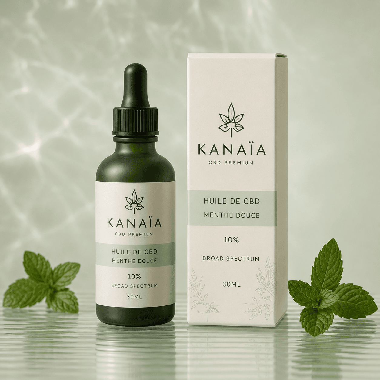 Huile CBD 10 % — Menthe Douce — visuel 1